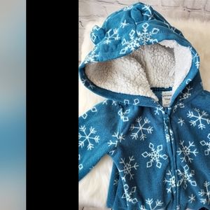 Hooded zip up jumpsuit